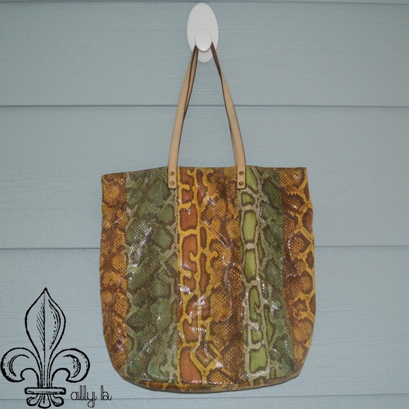 🐍Sam Edelman Python tote🐍 - Picture 3 of 7